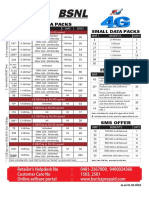 BSNL Tariff PDF