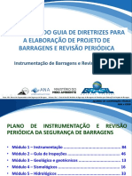Curso Guia de Diretrizes para Elaboracao de Projeto de Barragens e Revisao Periodica Modulo 4 Plano de Monitoramento e Instrumentacao PDF