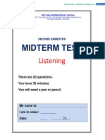 Midterm Test: Listening