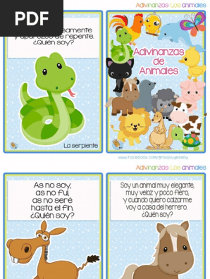 Adivinanzas De Animales Pdf