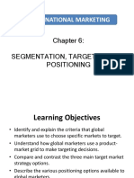 Chapter 6 - Segmentation, Targeting and Positioning