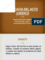 Ineficacia Del Acto Juridico