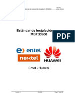 Estandar de Instalacion GUL Entel MBTS3900 V4.0 15apr PDF