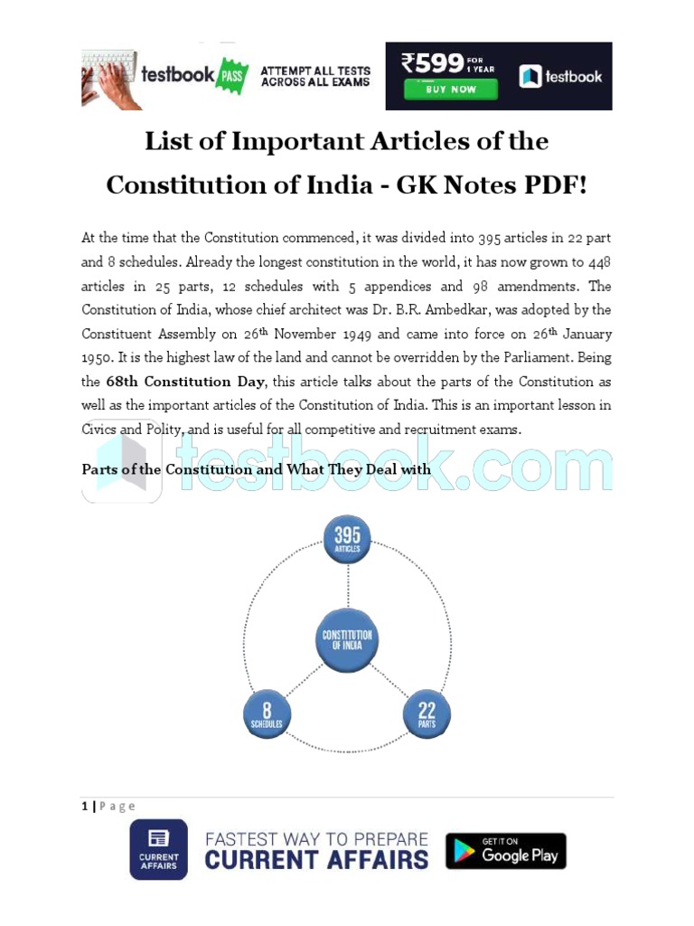 Articles of Indian Constitution | PDF | Supreme Courts | Supreme Court