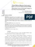 As Cartas Do Padre Baltasar Barreira Fontes para o