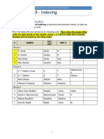 Assignment Indexing