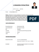 Victor Alexanders Ochoa Pérez: Datos Personales