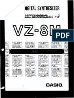 Casio VZ-8M Owners Manual PDF