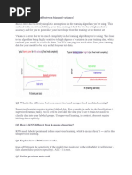 Q1-What's The Trade-Off Between Bias and Variance?