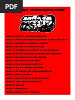 Plano de Estudo - Marxismo-Leninismo-Maoismo ☭
