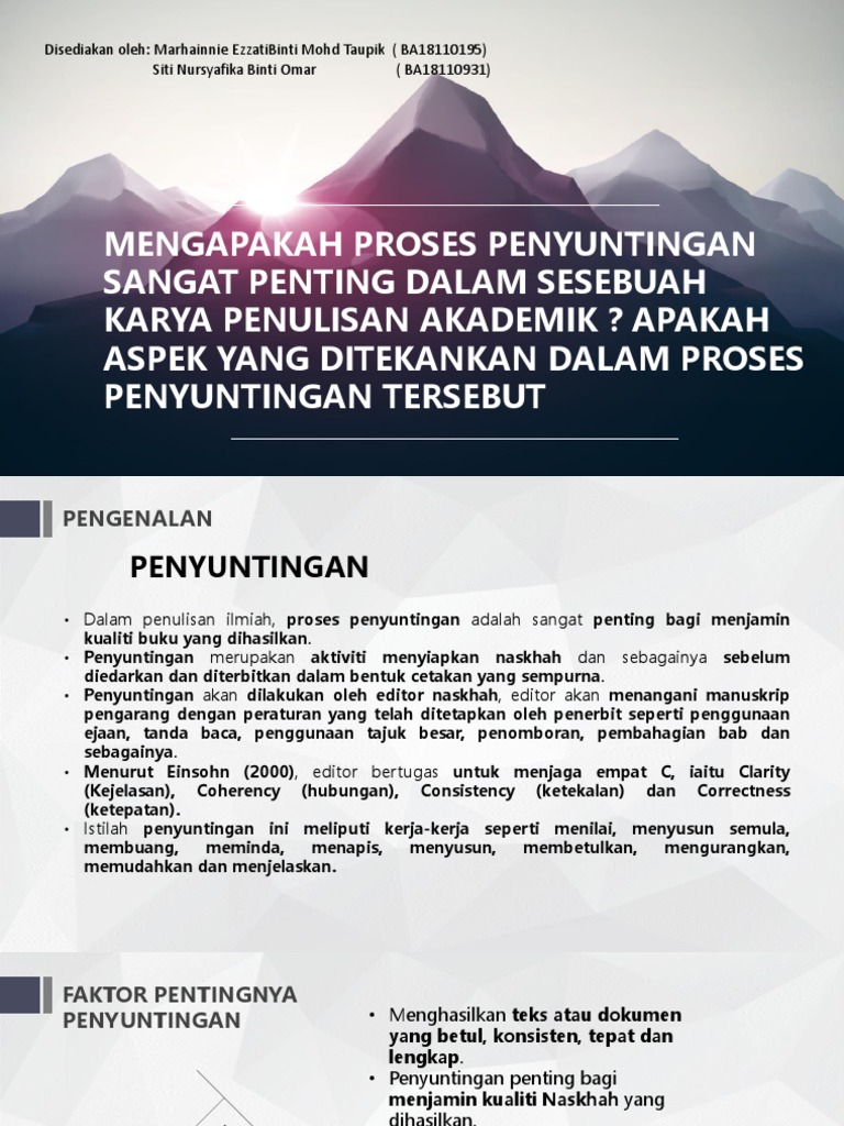Presentation Penulisan Akademik Pdf