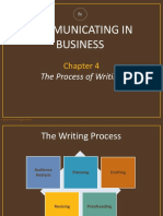 Communicating in Business: The Process of Writing