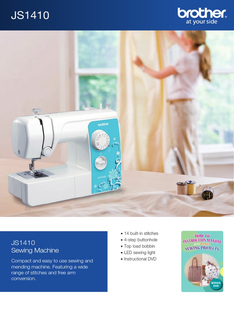 JS1410 Sewing Machine | PDF | Sewing Machine | Handicrafts