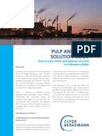 Pulp and Paper Solution Guide: How To Save Steam and Improve Run Time On A Recovery Boiler