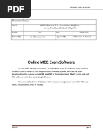 MCQ User Manual - Student PDF