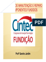 SOLDAGEM DE MANUTENÇÃO E REPARO DE COMPONENTES FUNDIDOS - CINTEC 2014