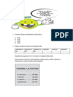 Evaluacion Matematicas 5