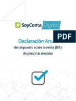 Checklist Declaracion Anual Isr Personas Morales