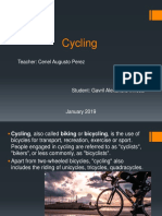 Cycling: Teacher: Cenel Augusto Perez