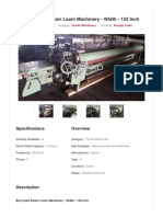 Vendaxo - Sulzer Loom Machinery - Width - 153 Inch