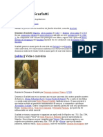 Algumas pesquisas sobre Domenico Scarlatti