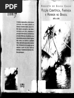 Ficção Científica, Fantasia e Horror No Brasil - 1875 a 1950 Roberto de Sousa Causo