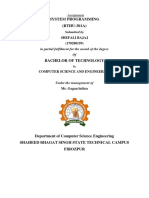 System Programming (BTHU-301A) : Bachelor of Technology