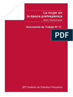 La Mujer en La Epoca Prehispanica, Maria Rostworowski, Documento de Trabajo IEP, 2ra Edicion, Lima 1988 PDF