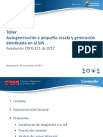 Autogeneracin A Pequea Escala y Generacin Distribuida en El Sin PDF