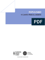 Populismo, Cuatro Claves para El Debate