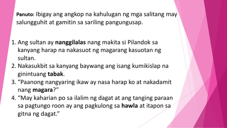 Paghahawan NG Sagabal | PDF