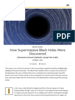How Supermassive Black Holes Were Discovered