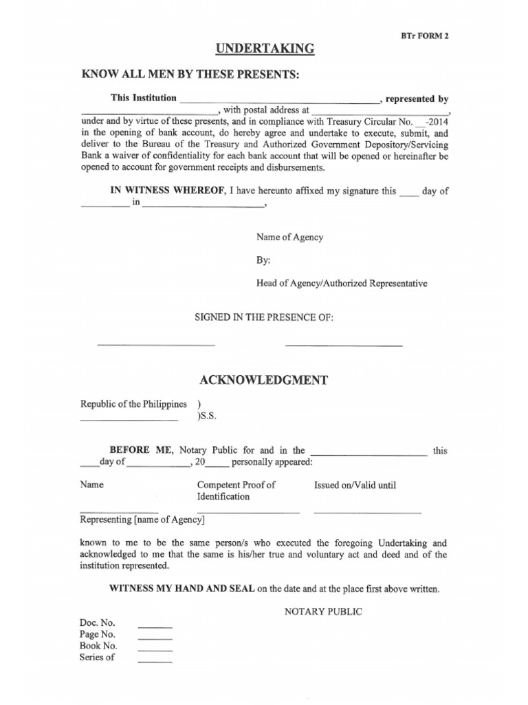 BTR Form 2 | PDF