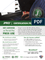 JPRO Certification Overview SL JPRO CERT 06 101018