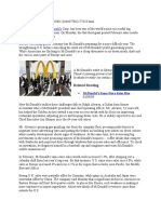 Mcdonald'S: Related Reading