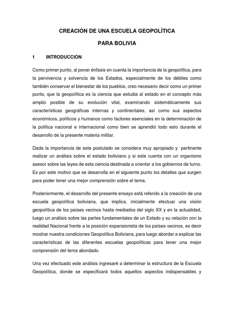 Geopolitica | PDF | Geopolítica | Estado (política)