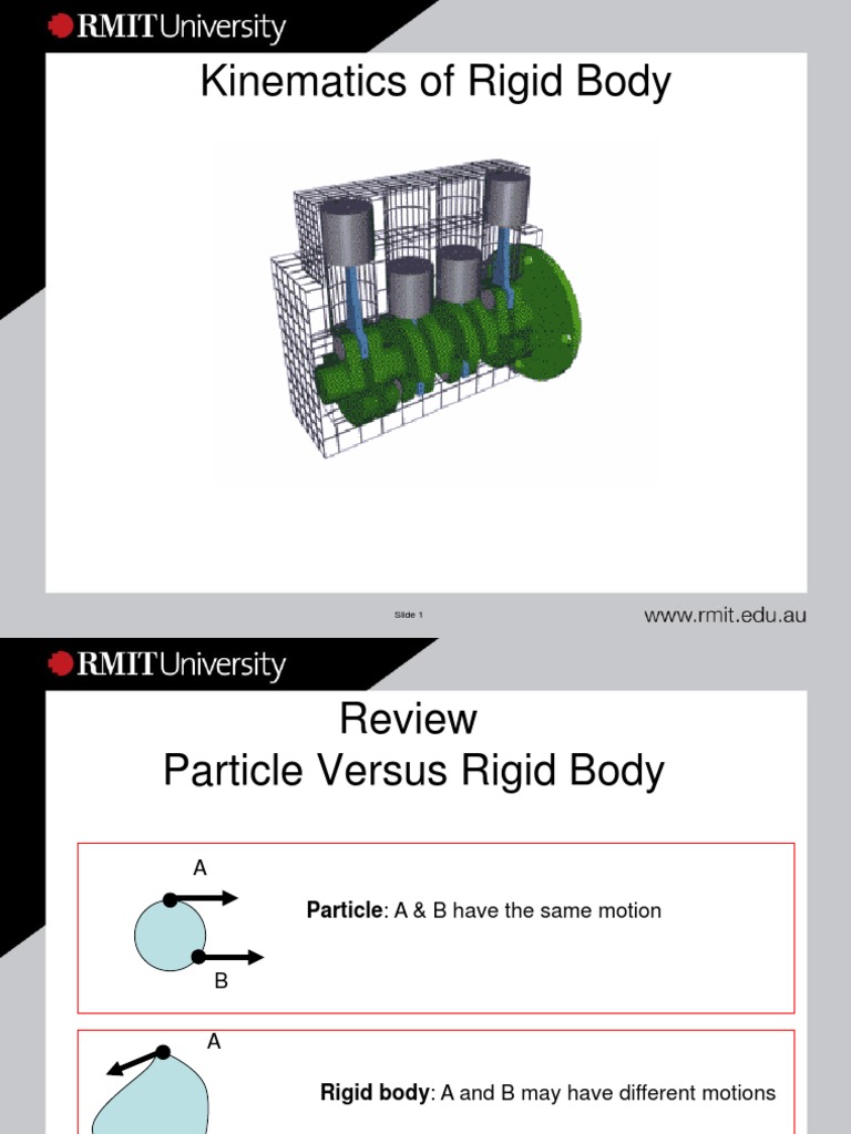 Kinematics of Planar Rigid Bodies | PDF | Rotation Around A Fixed Axis ...