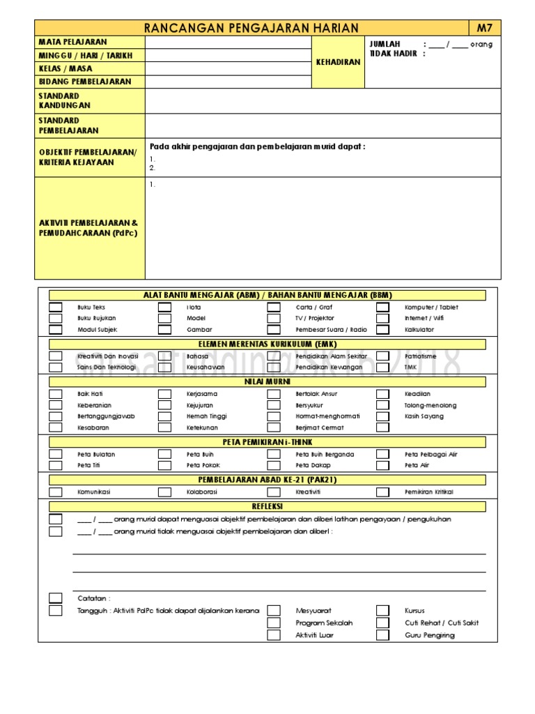 Template Kosong Pdf