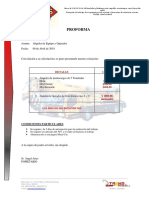 Proforma Metal Cra PDF