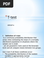 Group 6 (T-Test)