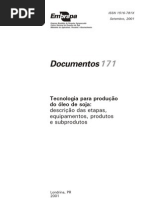 Tecnologia para a produção do óleo de soja Embrapa