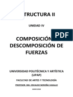 ESTRUCTURA I-UNIDAD IV-COMPOSICIÓN Y DESCOMPOSICIÓN DE  FUERZAS.pdf