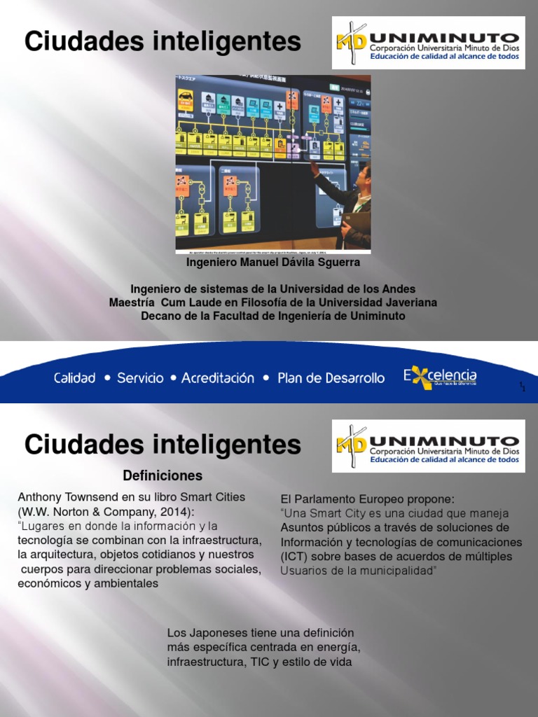Definición y componentes de Smart Cities | PDF | Internet de las Cosas ...