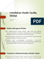 Pemikiran Hadis Taufiq Shidqi PDF