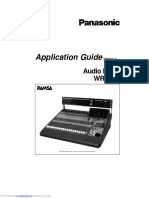 Application Guide: Audio Mixer WR-DA7
