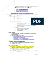 Scoring To Video PDF