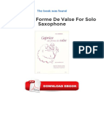 PDF Caprice en Forme de Valse For Solo Saxophone PDF