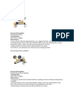 Chest (Free Weights) : Exercise Description: Classification: Instructions