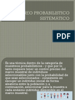 Muestreo Probabilistico Sistematico Bioestadistica