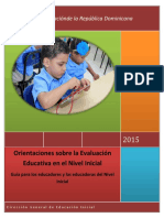 Orientaciones Sobre La Evaluación Educativa Nivel Inicial